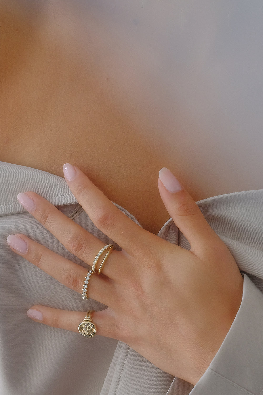 0.25 TCW Round Shaped Half Eternity Lab Grown Diamond Wedding Band