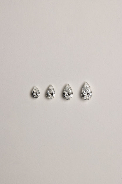 Marquise Shaped Three Stone Lab Grown Diamond Engagement Ring