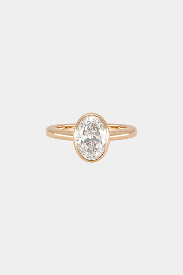 Marquise Shaped Three Stone Lab Grown Diamond Engagement Ring