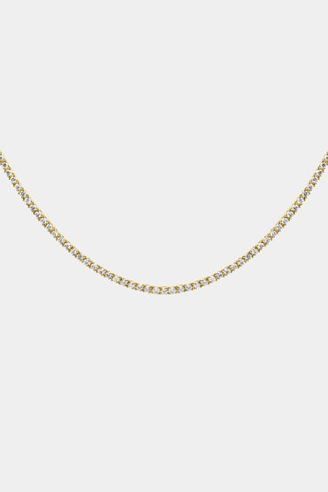 4.5 TCW Round Lab Grown Diamond Tennis Necklace