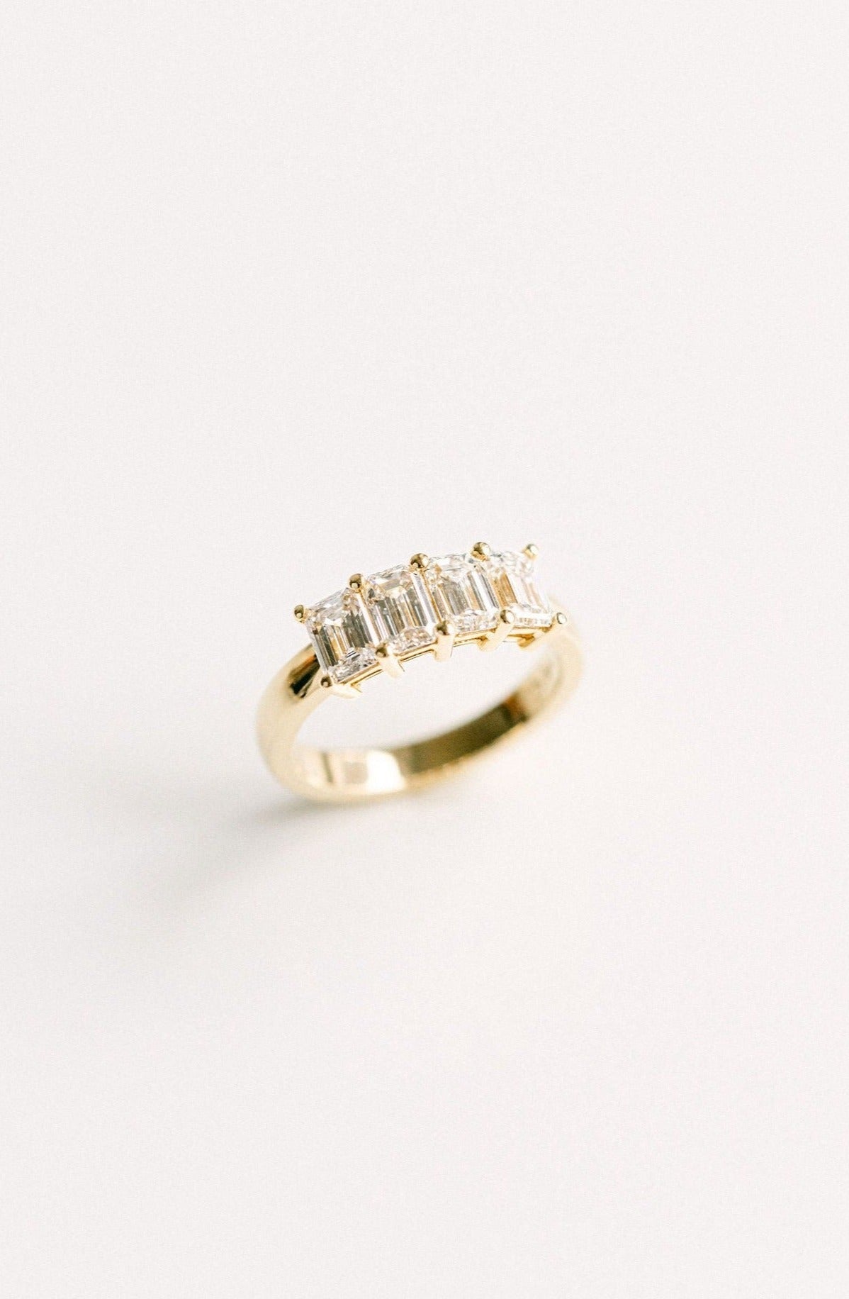 0.25 TCW Round Shaped Half Eternity Lab Grown Diamond Wedding Band