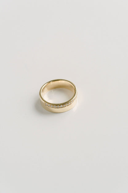 0.25 TCW Round Shaped Half Eternity Lab Grown Diamond Wedding Band