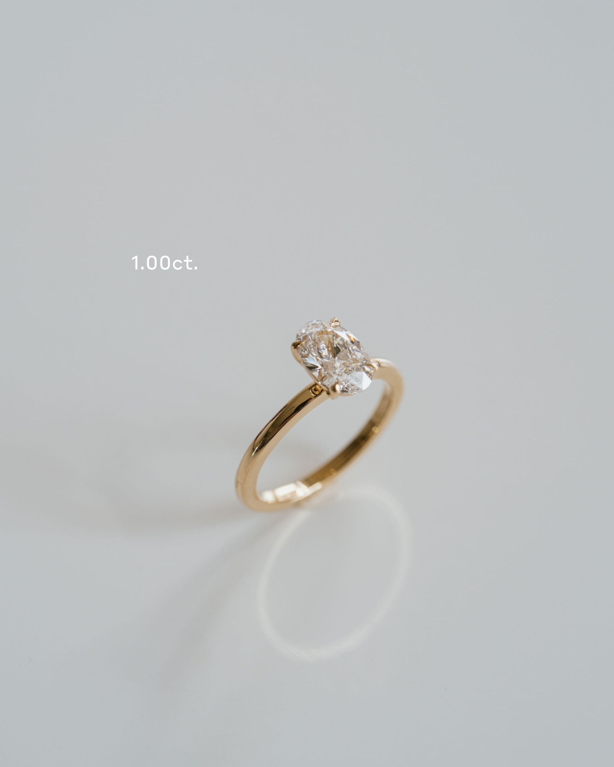 Marquise Shaped Three Stone Lab Grown Diamond Engagement Ring