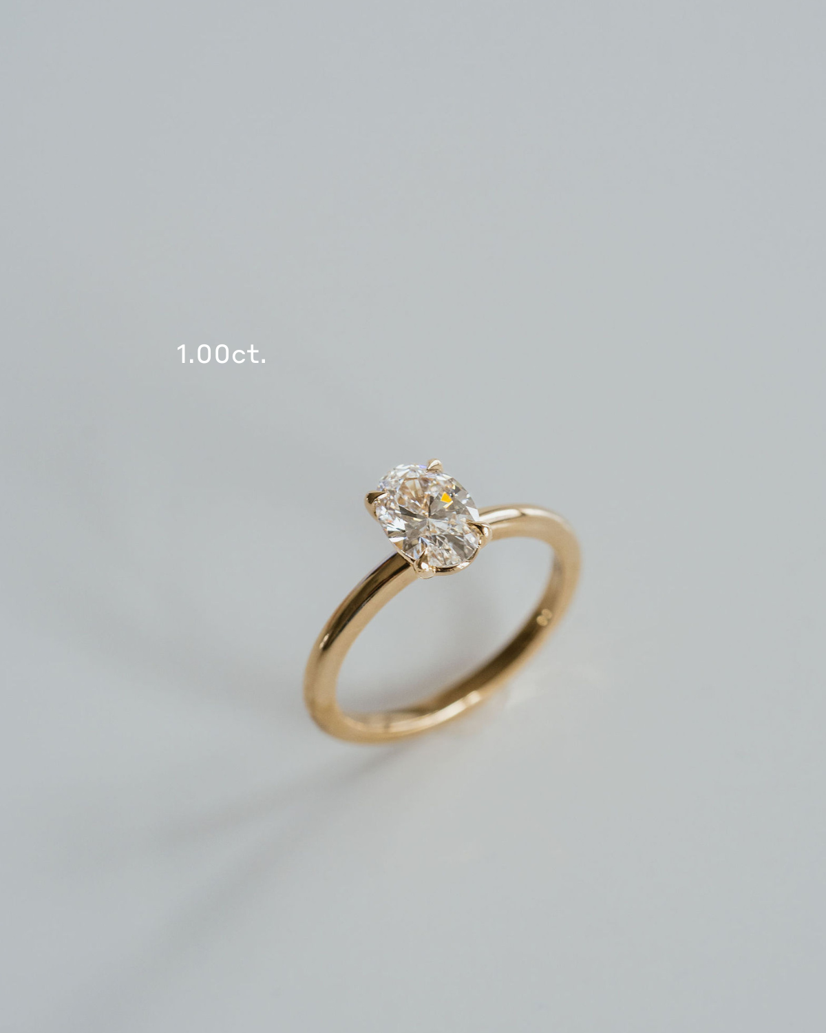 Marquise Shaped Three Stone Lab Grown Diamond Engagement Ring