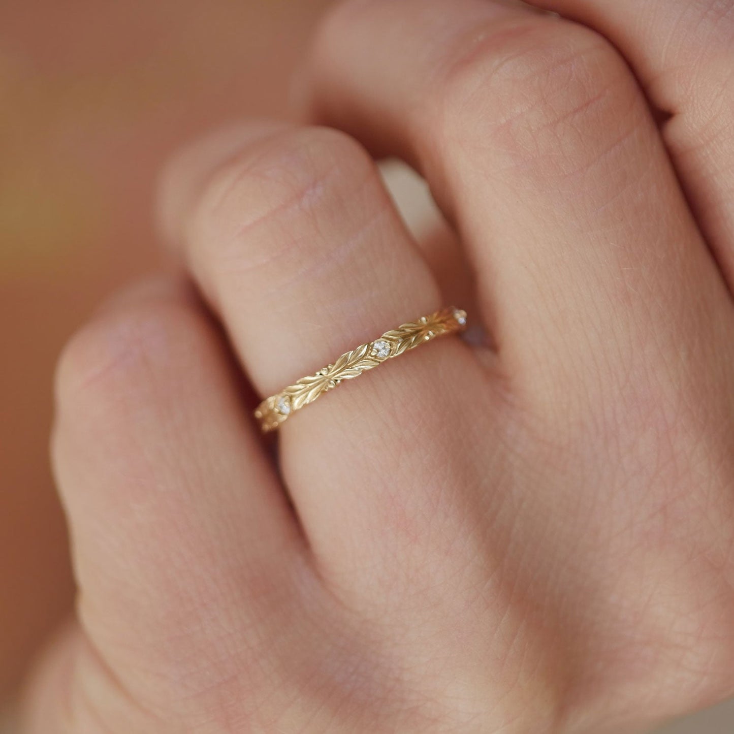 0.25 TCW Round Shaped Half Eternity Lab Grown Diamond Wedding Band