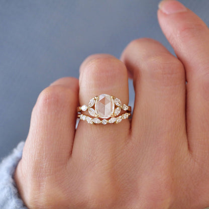 0.25 TCW Round Shaped Half Eternity Lab Grown Diamond Wedding Band