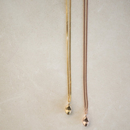 Bean Shaped Pendant Necklace