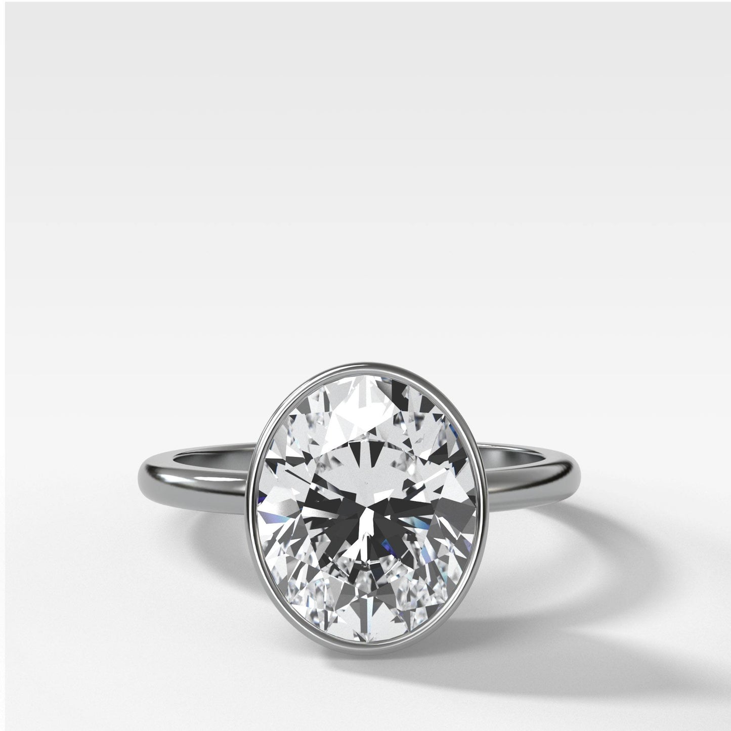 Marquise Shaped Three Stone Lab Grown Diamond Engagement Ring