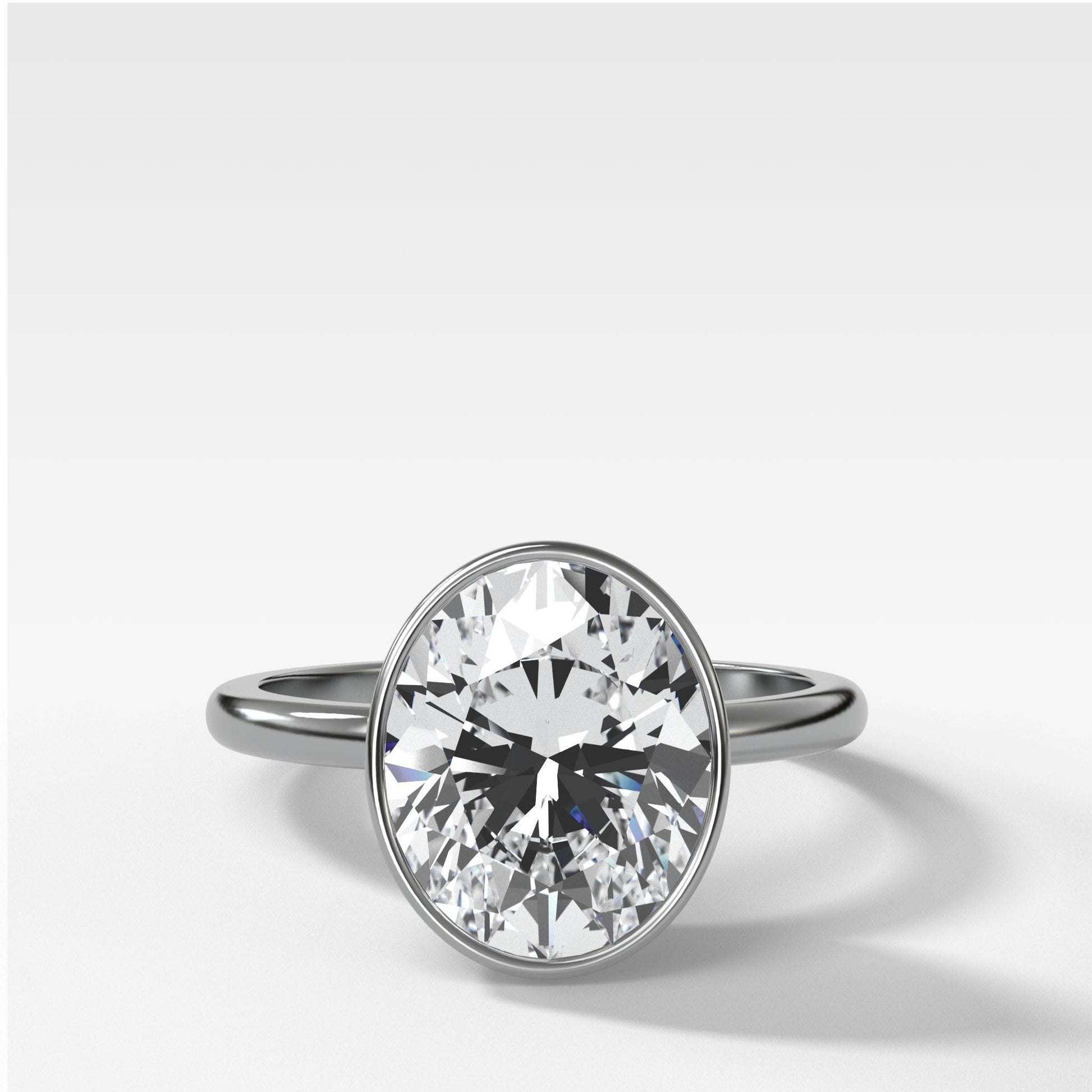 Marquise Shaped Three Stone Lab Grown Diamond Engagement Ring