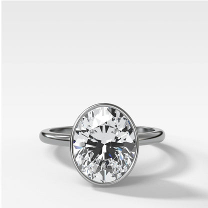 Marquise Shaped Three Stone Lab Grown Diamond Engagement Ring
