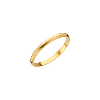 Timeless Comfort Fit Plain Solid Gold Wedding Band