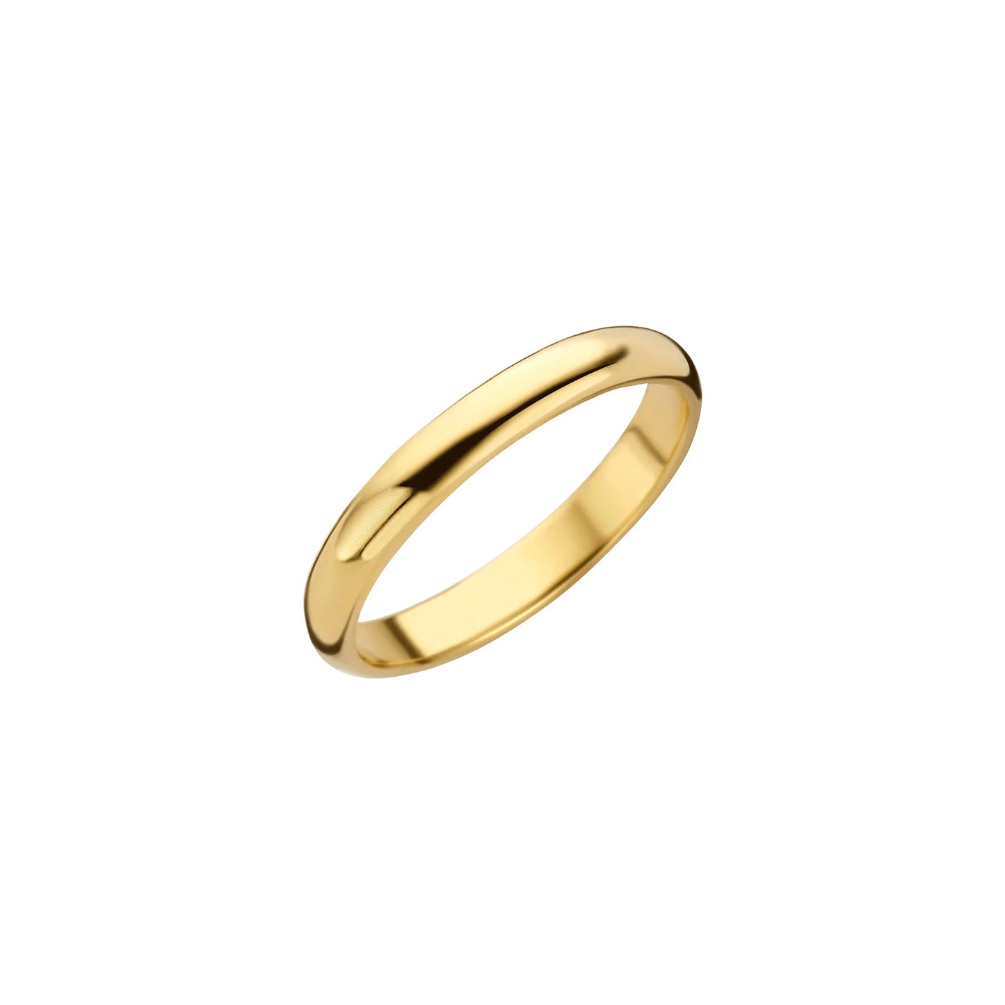 Timeless Heavy Plain Solid Gold Wedding Band