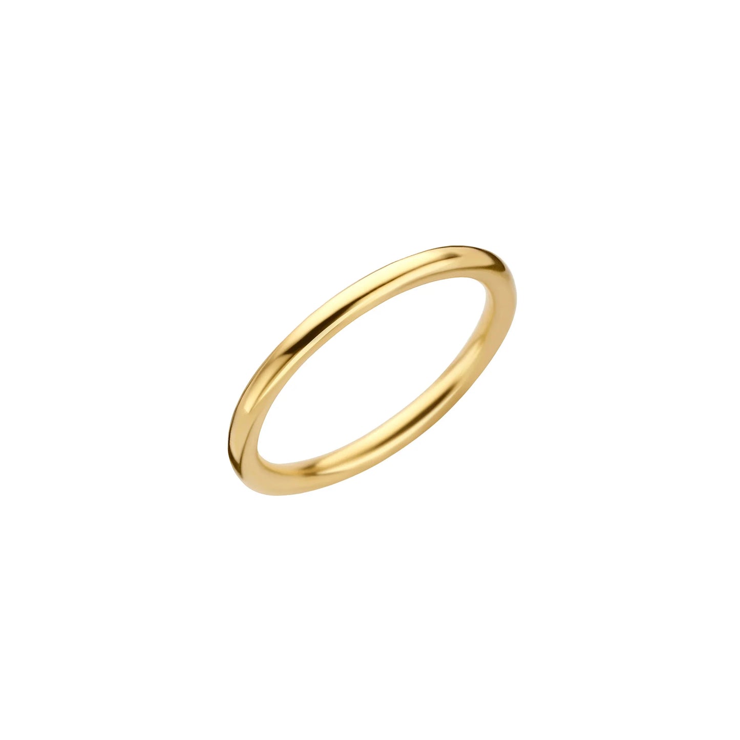 Timeless Plain Solid Gold Wedding Band