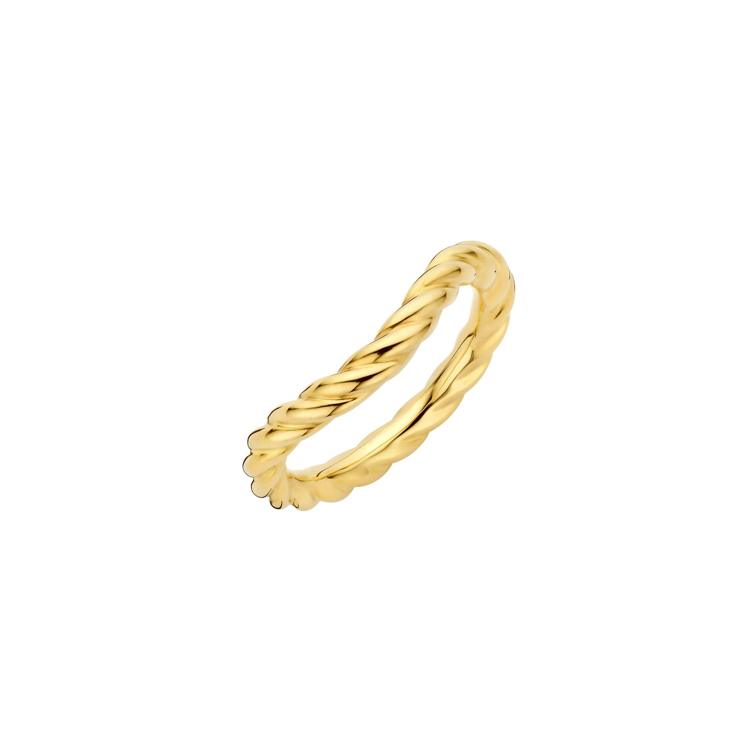Timeless Twisted Gold Wedding Band