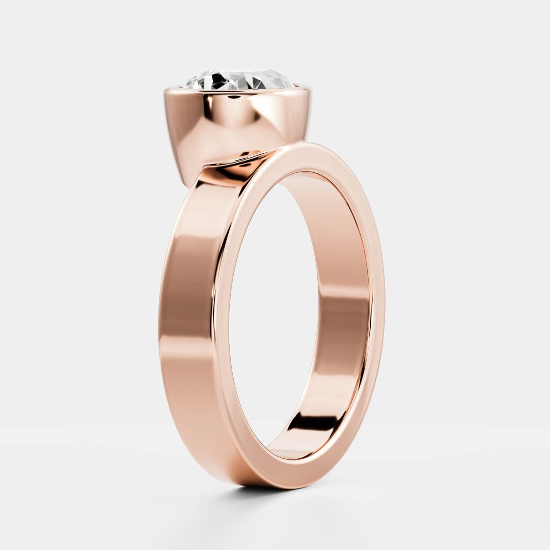 Marquise Cut Cluster Styled Lab Grown Diamond Engagement Ring