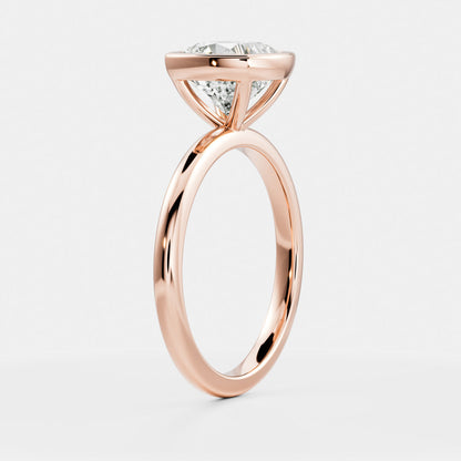 Marquise Cut Cluster Styled Lab Grown Diamond Engagement Ring