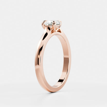 Marquise Cut Cluster Styled Lab Grown Diamond Engagement Ring