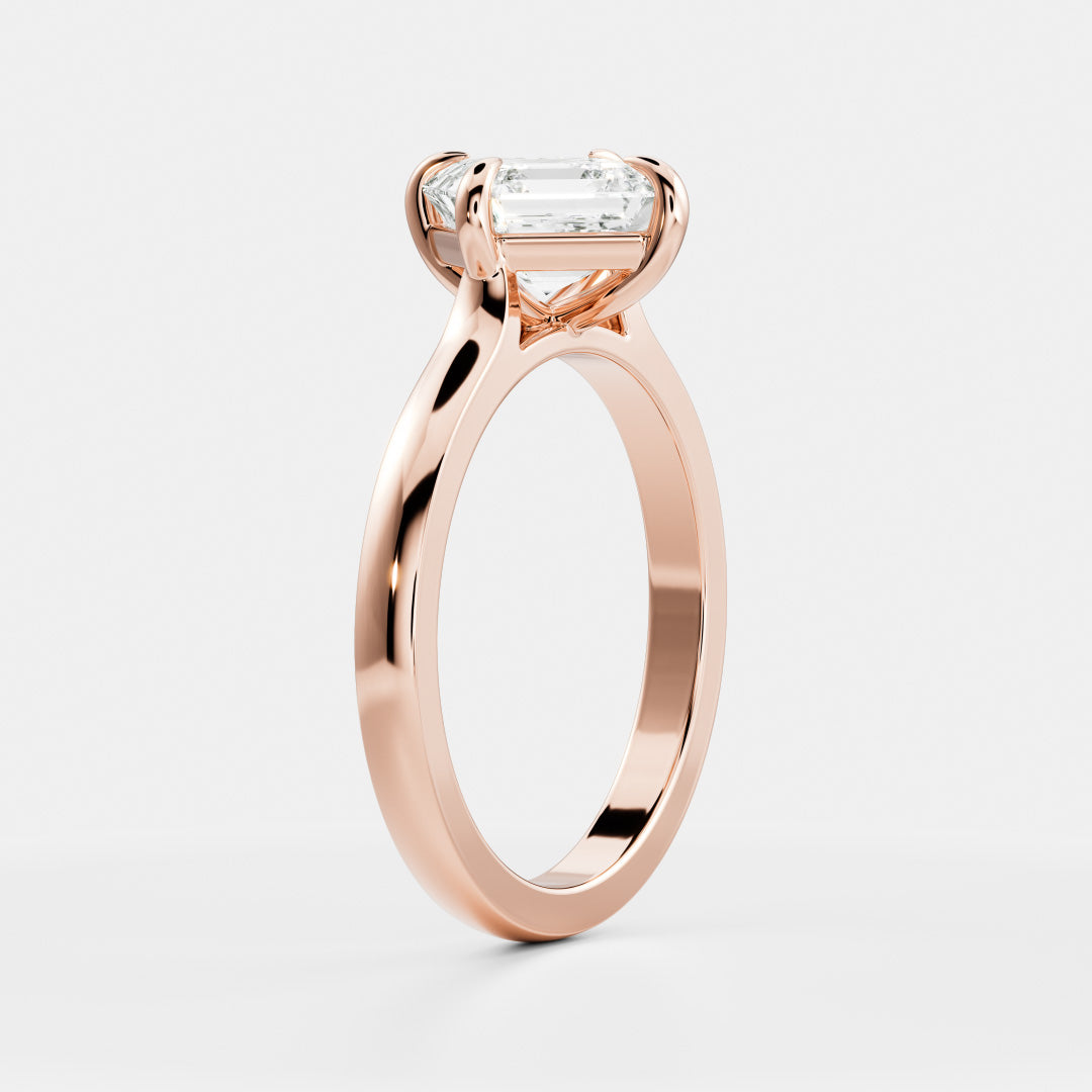 Marquise Cut Cluster Styled Lab Grown Diamond Engagement Ring