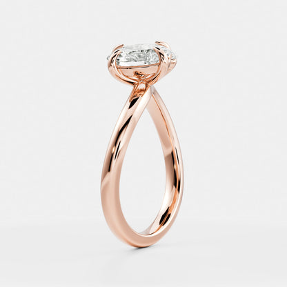 Marquise Cut Cluster Styled Lab Grown Diamond Engagement Ring