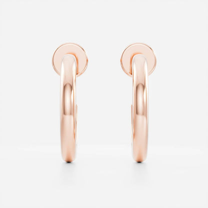 Classic Hoop Earrings in Gold