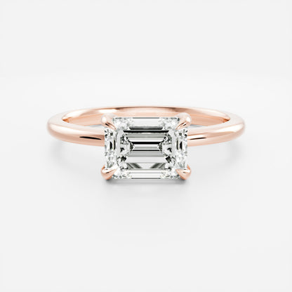 Marquise Cut Cluster Styled Lab Grown Diamond Engagement Ring