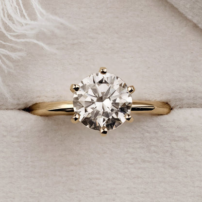 Marquise Shaped Three Stone Lab Grown Diamond Engagement Ring