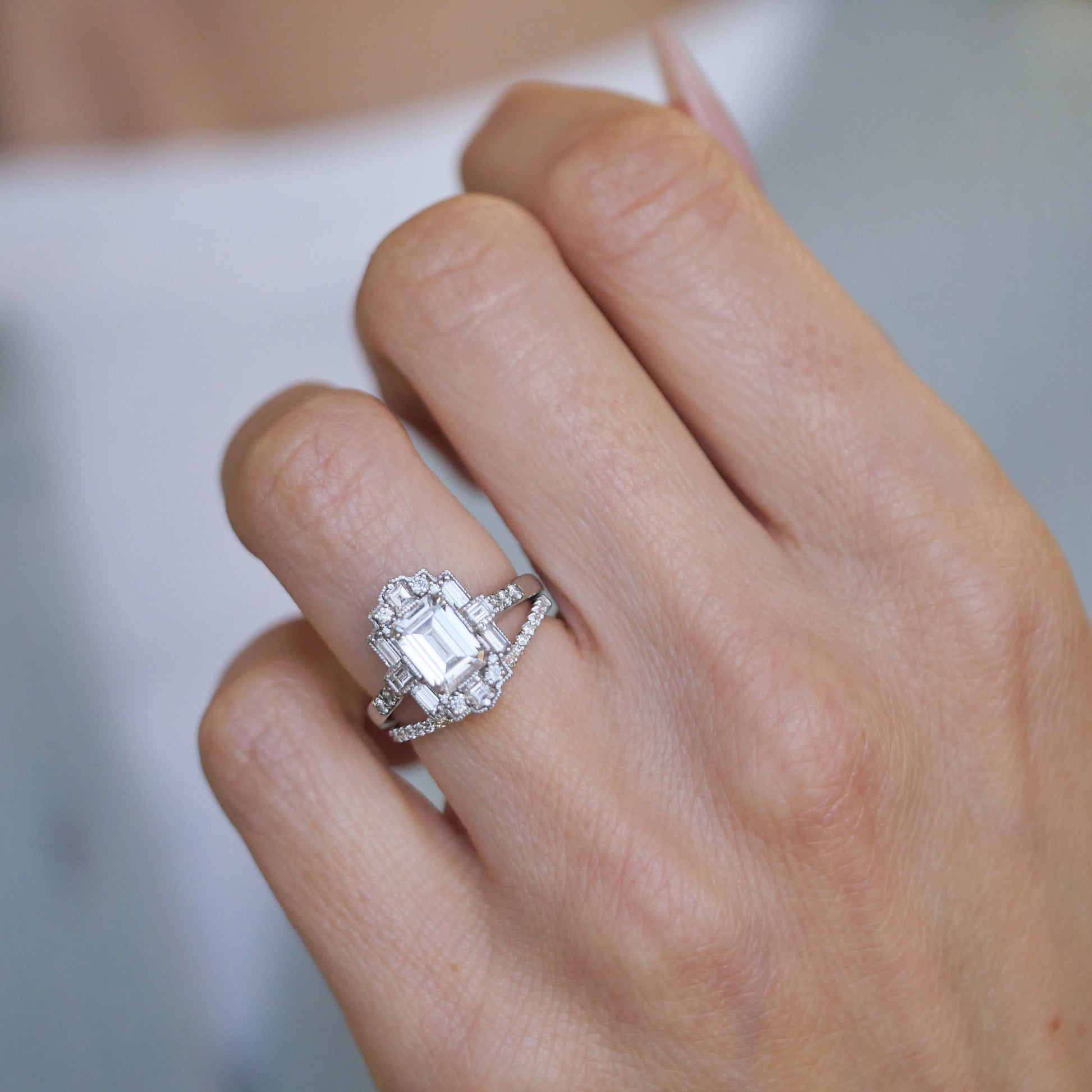 0.25 TCW Round Shaped Half Eternity Lab Grown Diamond Wedding Band