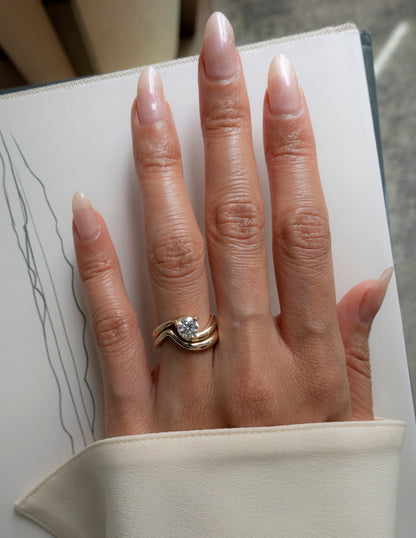 1 CT Round Solitaire Rapture Lab Grown Engagement Ring