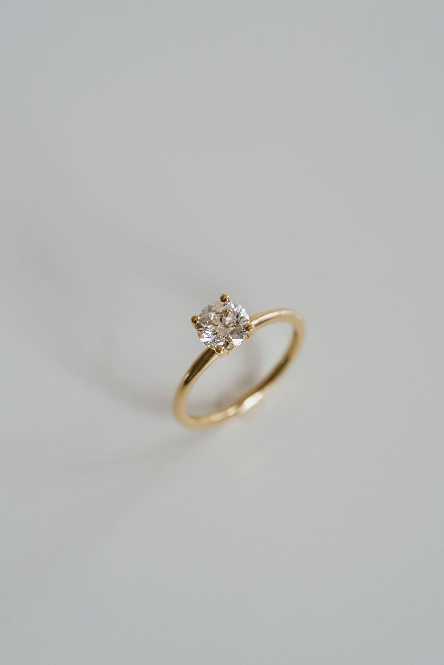 Marquise Shaped Three Stone Lab Grown Diamond Engagement Ring