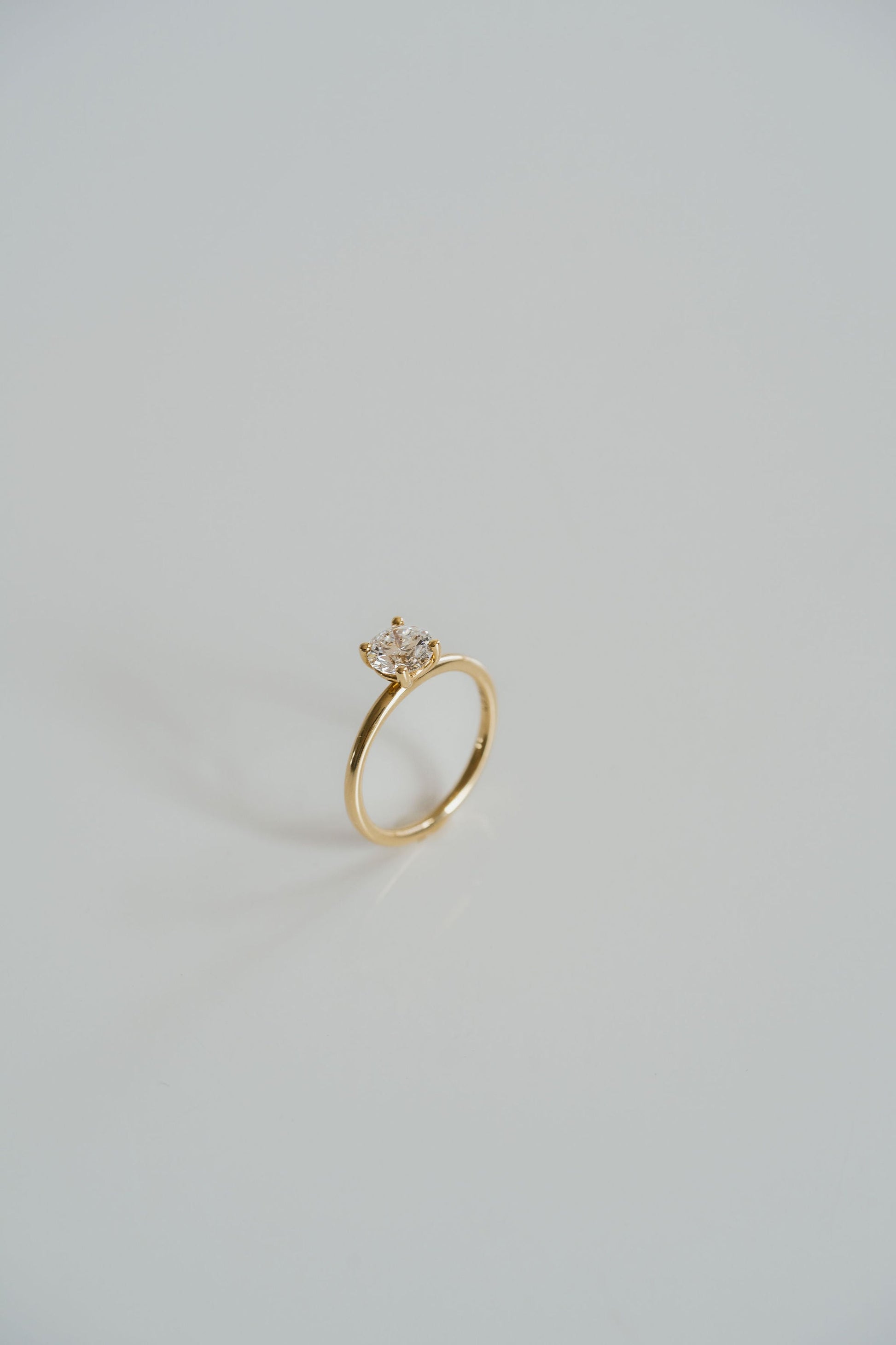 Marquise Shaped Three Stone Lab Grown Diamond Engagement Ring