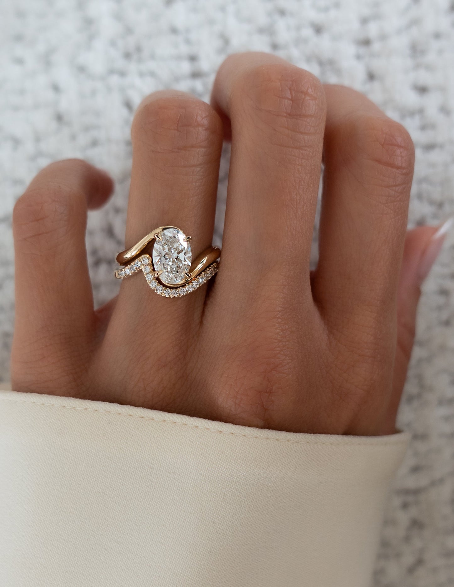 0.25 TCW Round Minimal Pave Lab Grown Wedding Band