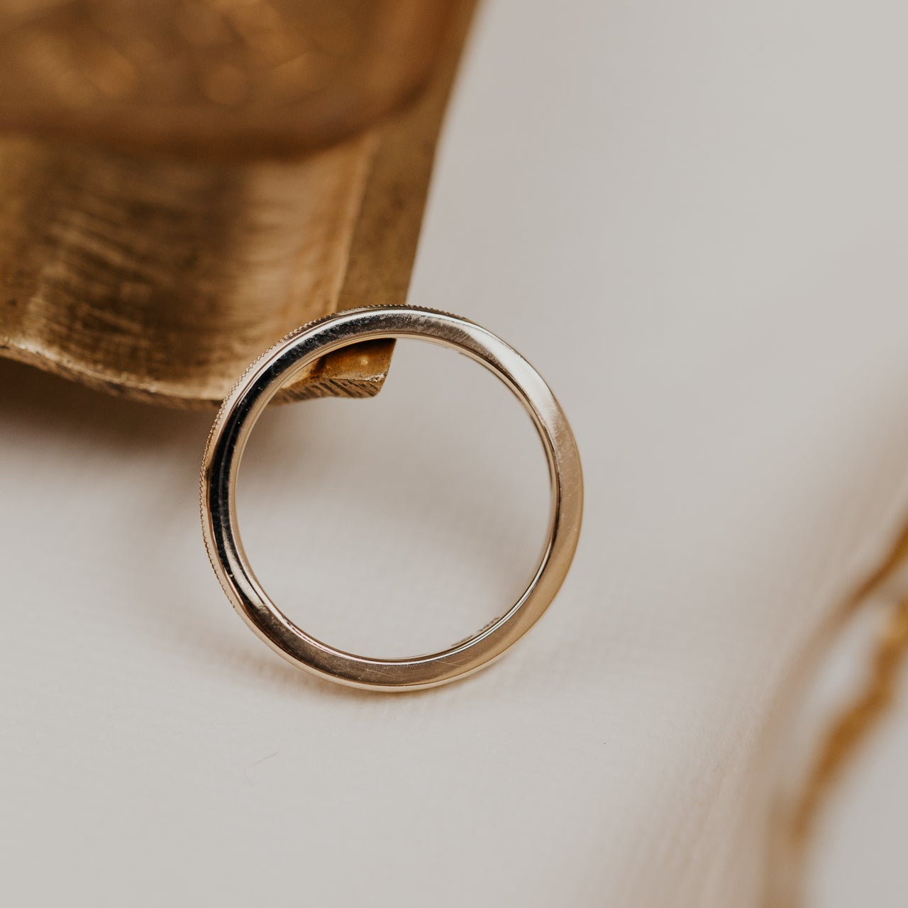 0.25 TCW Round Shaped Half Eternity Lab Grown Diamond Wedding Band