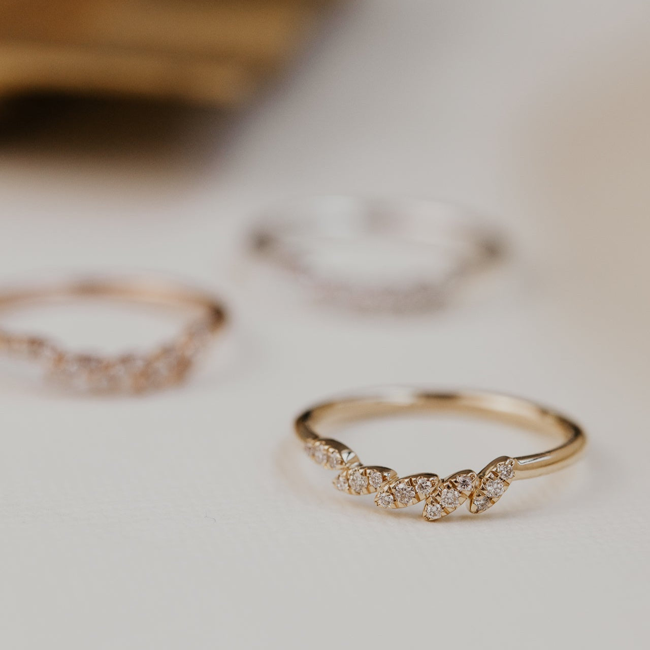 0.25 TCW Round Shaped Half Eternity Lab Grown Diamond Wedding Band