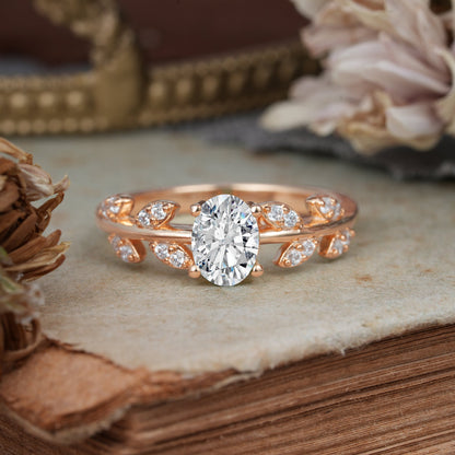 Marquise Shaped Three Stone Lab Grown Diamond Engagement Ring