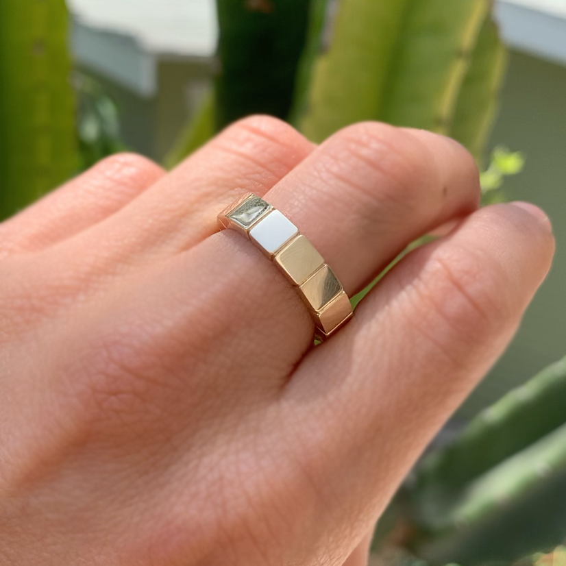 0.25 TCW Round Shaped Half Eternity Lab Grown Diamond Wedding Band