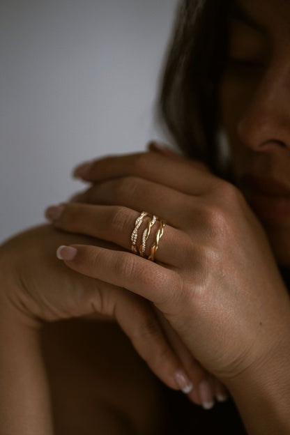 0.25 TCW Round Shaped Half Eternity Lab Grown Diamond Wedding Band