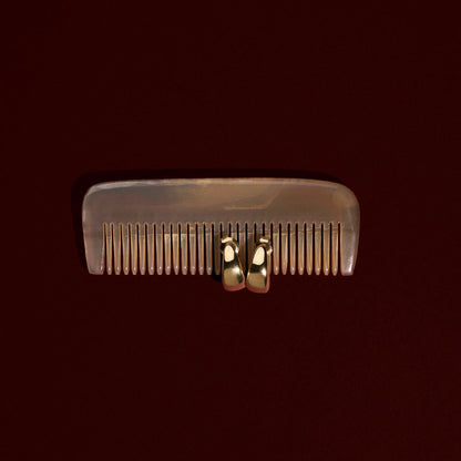 Statement Hoop Earrings in Gold