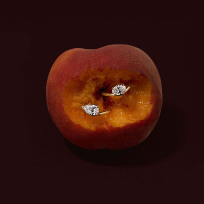 Marquise Cut Cluster Styled Lab Grown Diamond Engagement Ring