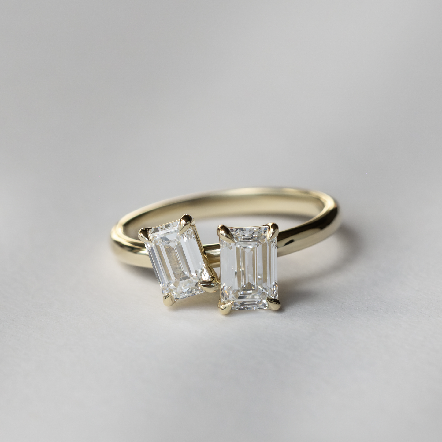 Marquise Cut Cluster Styled Lab Grown Diamond Engagement Ring