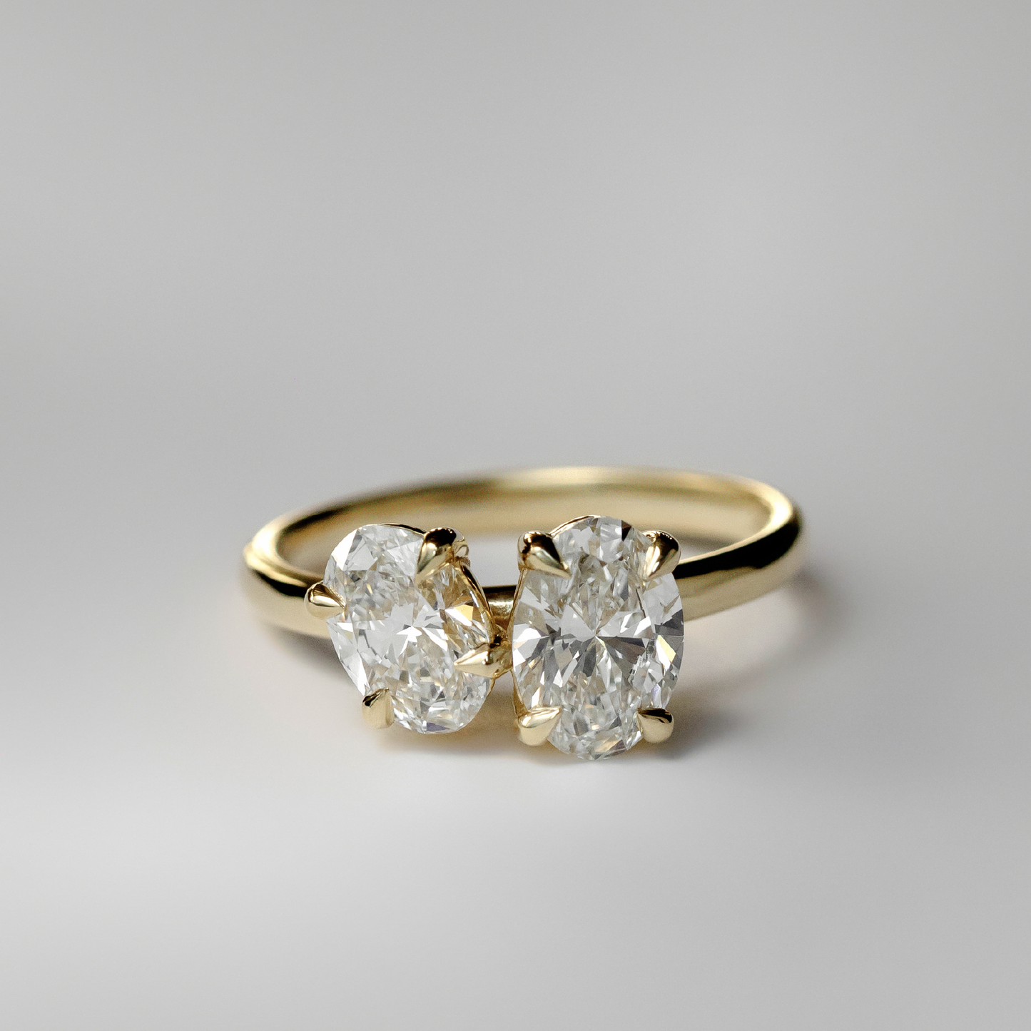 Marquise Cut Cluster Styled Lab Grown Diamond Engagement Ring