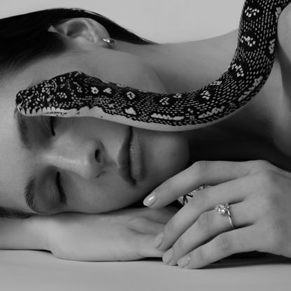 Marquise Cut Cluster Styled Lab Grown Diamond Engagement Ring