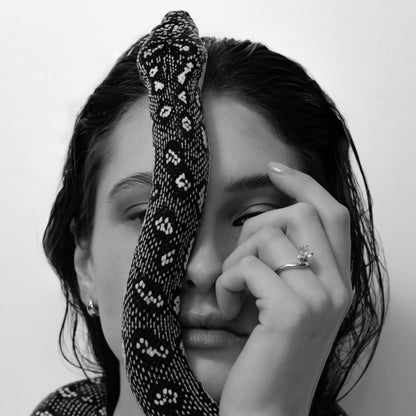 Marquise Cut Cluster Styled Lab Grown Diamond Engagement Ring