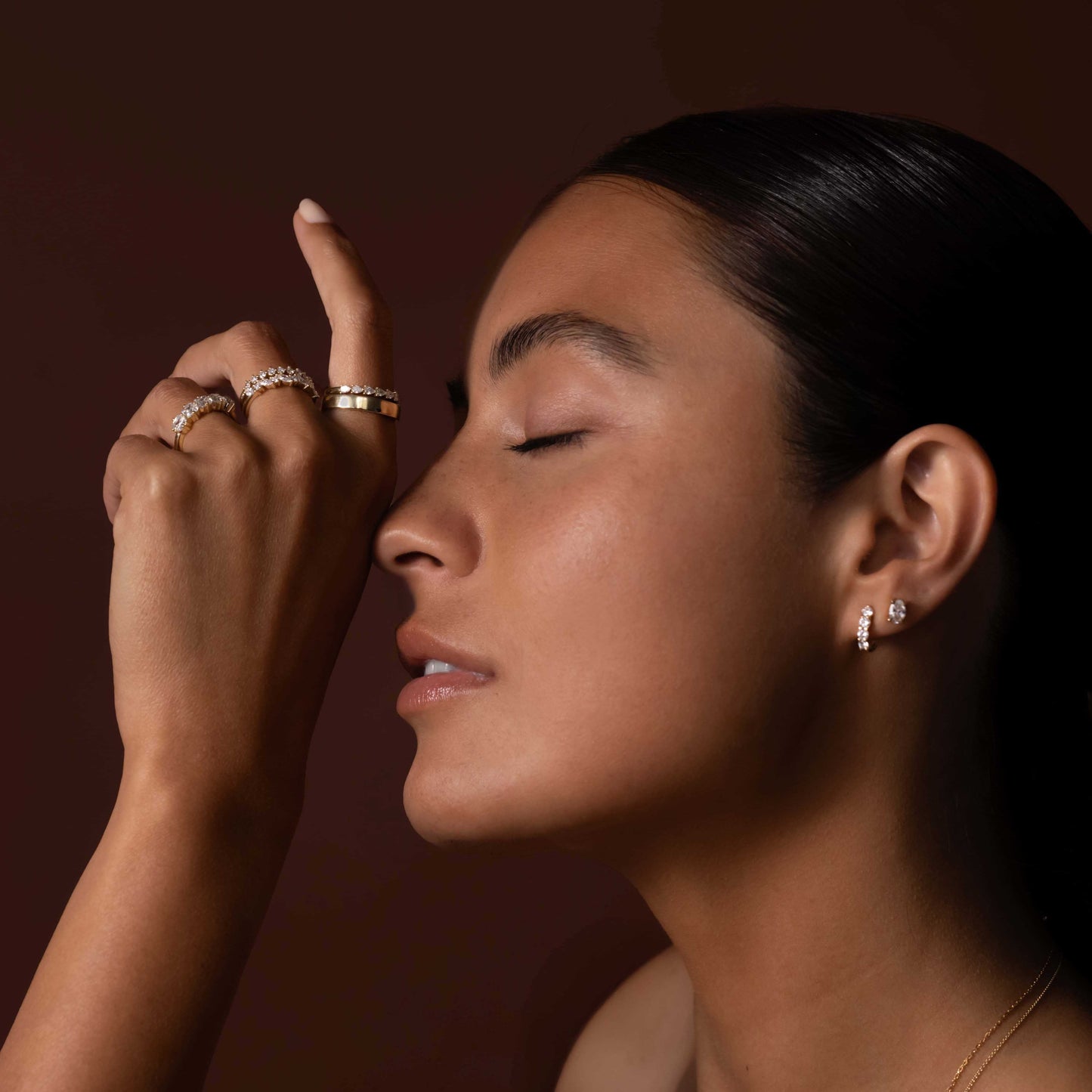 0.25 TCW Round Shaped Half Eternity Lab Grown Diamond Wedding Band