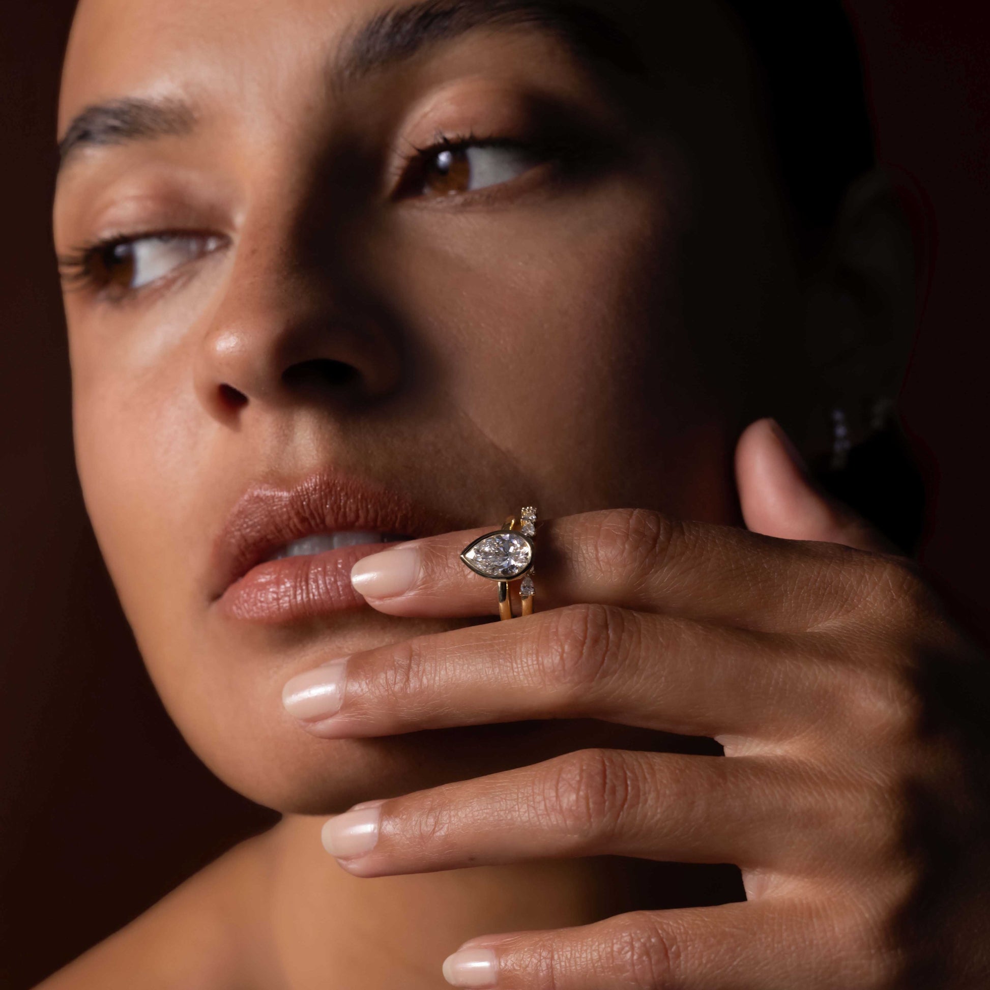 0.25 TCW Round Shaped Half Eternity Lab Grown Diamond Wedding Band