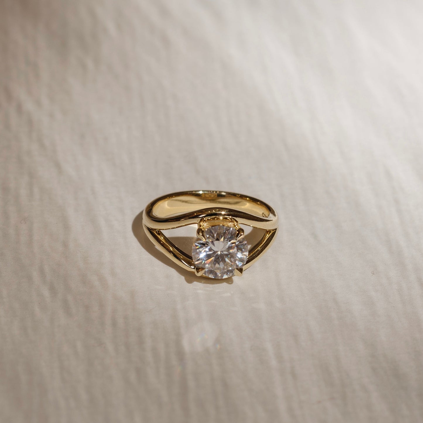 Marquise Cut Cluster Styled Lab Grown Diamond Engagement Ring