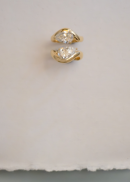 0.25 TCW Round Shaped Half Eternity Lab Grown Diamond Wedding Band