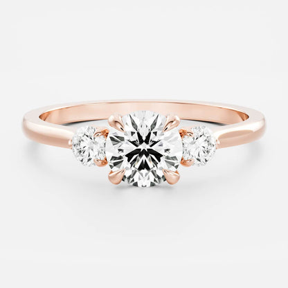 Marquise Cut Cluster Styled Lab Grown Diamond Engagement Ring