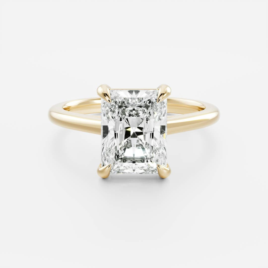 Marquise Cut Cluster Styled Lab Grown Diamond Engagement Ring
