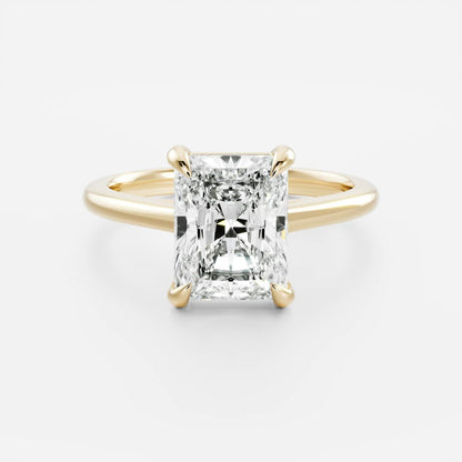 Marquise Cut Cluster Styled Lab Grown Diamond Engagement Ring