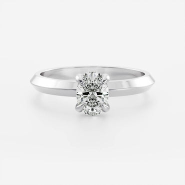 Marquise Cut Cluster Styled Lab Grown Diamond Engagement Ring